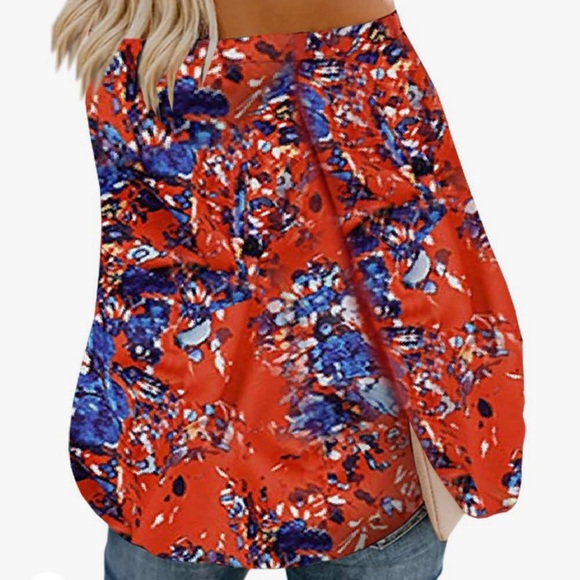Super cute woman off shoulder floral blouse - Picture 9 of 14
